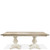 Myra - Double Ped Dining Table Base - Paperwhite