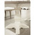 Myra - Double Ped Dining Table Base - Paperwhite
