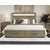 Intrigue - 6/6 Upholstered Bench Storage Footboard - Hazelwood