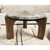 Amner - Round Coffee Table Base - Dark Brown