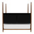 Elsie - Queen / King Poster Bed Posts - Dark Brown