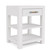 Rosalie - 1 Drawer Nightstand - White - White Rosalie - 1 Drawer Nightstand - White - White