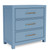 Rosalie - 3 Drawer Accent Chest - Blue Rosalie - 3 Drawer Accent Chest - Blue