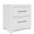 Rosalie - 2 Drawer Nightstand - White - White Rosalie - 2 Drawer Nightstand - White - White