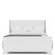 Hepburn - King Upholstered Footboard - White