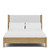 Davie - Queen Upholstered Bed - Light Brown