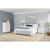 Rosalie - Queen Upholstered Bed - Blue / White