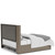 Sariel - Queen Upholstered Bed - Dark Brown