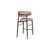 Royce - Counter Chair With Metal Frame (Set of 2) - Toast / Walnut