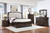 Lyndhurst - 6/0 Western King 4 Piece Bedroom Set (Bed, Dresser, Mirror, Chest) - Walnut Lyndhurst - 6/0 Western King 4 Piece Bedroom Set (Bed, Dresser, Mirror, Chest) - Walnut