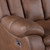 Morello - Console Loveseat With Power Footrest - Brown