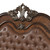 Bella Notte - 5''0" Queen Sleigh Footboard & Slats - Mahogany Brown