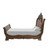 Bella Notte - 5''0" Queen Sleigh Footboard & Slats - Mahogany Brown