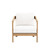 Wesley - Patio Club Chair With Cushion - White