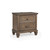 Mariana - Nightstand With USB - Vintage Mocha