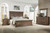Mar Vista - 6/0 Western King 5 Piece Bedroom Set (Bed & Dresser & Mirror & 2 Nightstands) - Light Brown
