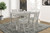 Pascal - Counter Dining Table & 4 Chairs - Driftwood