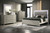 Lumina - 6/6 Eastern King 4 Piece Bedroom Set (Bed & Dresser & Mirror & Chest) - Gray