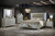 Radiance - 5/0 Queen 5 Piece Storage Bedroom Set (Storage Bed & Dresser & Mirror & Chest & Nightstand) - Silver
