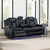 Orion II - Sofa With Power Headrest & Footrest - Black Orion II - Sofa With Power Headrest & Footrest - Black