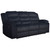 Willow - Sofa With Dual Recliner - Black