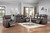 Quade - Manual 3 Piece Sofa & Loveseat & Recliner - Mocha