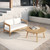 Wesley - 2 Piece Outdoor (Loveseat & Coffee Table) - White