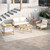 Wesley - 5 Piece Outdoor (Loveseat & 2 Chairs & Coffee & End Table) - White