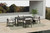Moana - Patio 5 Piece Dining Set Table & 4 Chairs - White
