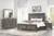 Lisbon - 4 Piece King Bedroom Set (Bed & Dresser & Mirror & Nightstand) - Gray Lisbon - 4 Piece King Bedroom Set (Bed & Dresser & Mirror & Nightstand) - Gray