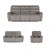 Kamari - Power P2 3 Piece Sofa & Loveseat & Recliner - Gray Kamari - Power P2 3 Piece Sofa & Loveseat & Recliner - Gray