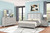 Fiona - 6/6 King 4 Piece Bedroom Set (Bed & Dresser & Mirror & Nightstand) - Gray