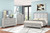 Fiona - 6/6 King 4 Piece Bedroom Set (Bed & Dresser & Mirror & Chest) - Gray