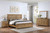 Sunstone - 5/0 Queen 5 Piece Bedroom Set (Bed & Dresser & Mirror & 2 Nightstands) - Light Brown