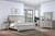 Silver Sands - 5/0 Queen 4 Piece Bedroom Set (Bed, Dresser, Mirror, Nightstand) - Gray