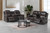 Kellen - P1 2 Piece Sofa & Loveseat Power Footrest - Brown