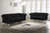 Emma Crystal - Sofa & Loveseat - Black