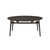 Rex - 65" Round Dining Table With Leaves & 6 Chairs - Dark Brown