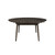 Rex - 65" Round Dining Table With Leaves & 6 Chairs - Dark Brown
