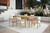 Wesley - Patio 7 Piece Dining Set Table & 6 Chairs - White Wesley - Patio 7 Piece Dining Set Table & 6 Chairs - White