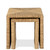 Rosalie - Woven Nesting Tables - Light Brown
