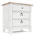 Maddox - Three Drawer Nightstand - White