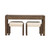 Broadmore - 3 Piece Table Set (1 Console Table 2 Console Stools) - Brown