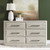 Modern Play - 6 Drawer Dresser - White Modern Play - 6 Drawer Dresser - White