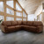 Blake - 5 Piece Sectional - Brown
