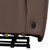 Beckham - L Arm Recliner P2 & ZG - Brown