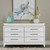 Reflections - 6 Drawer Dresser With Lights - White