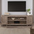 Fireplace TV Console - 82" Console With Fire FTS - Light Brown