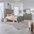 Big Valley - 3 Piece Bedroom Set (King Panel Bed, Dresser & Mirror) - Gray Big Valley - 3 Piece Bedroom Set (King Panel Bed, Dresser & Mirror) - Gray