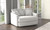 Matty - Round Accent Cuddle Chaise - White